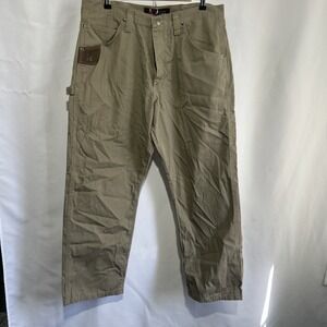 Wrangler Men's 36x30 Riggs Workwear Ripstop Ranger Carpenter Dark Khaki NWOT